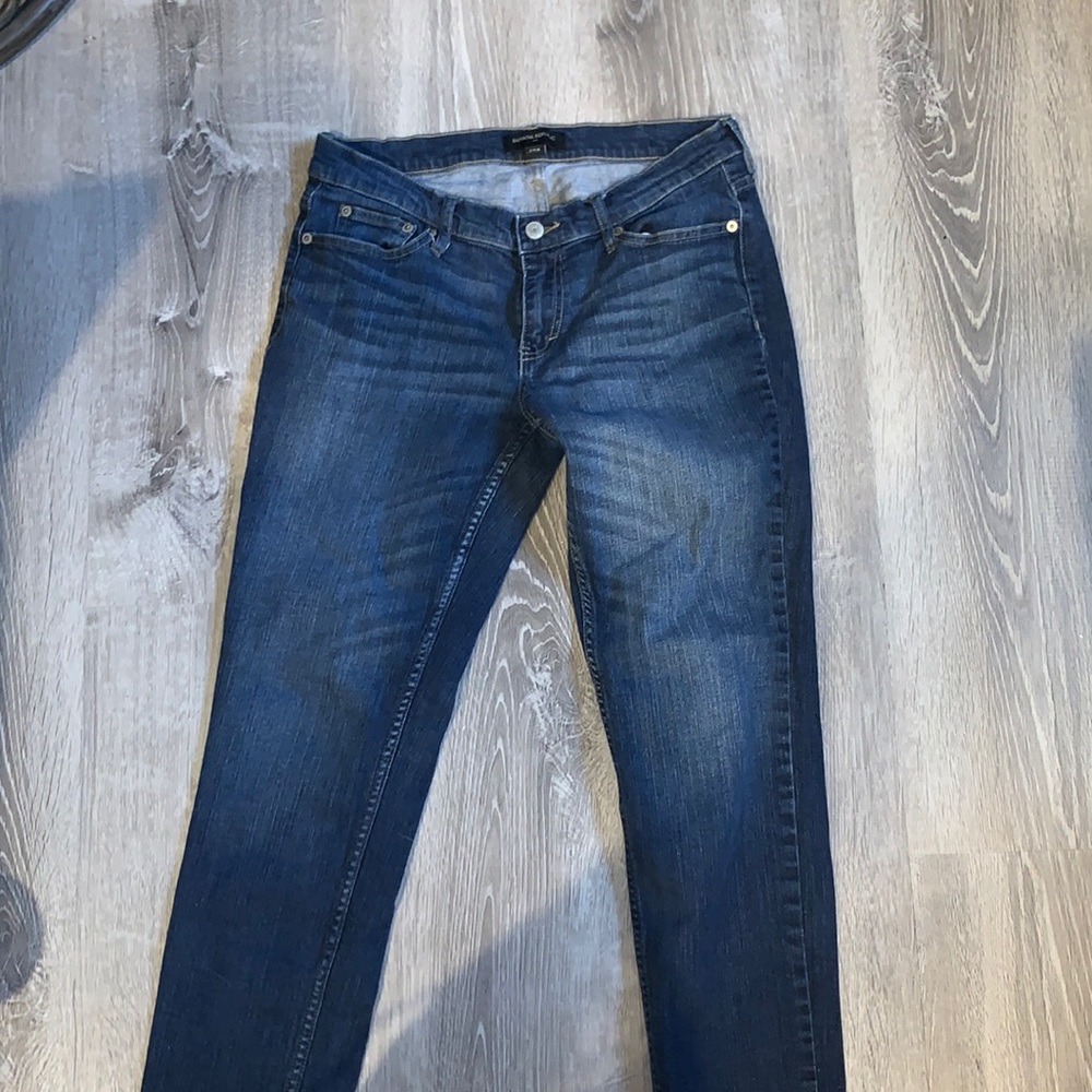 Straight leg jeans